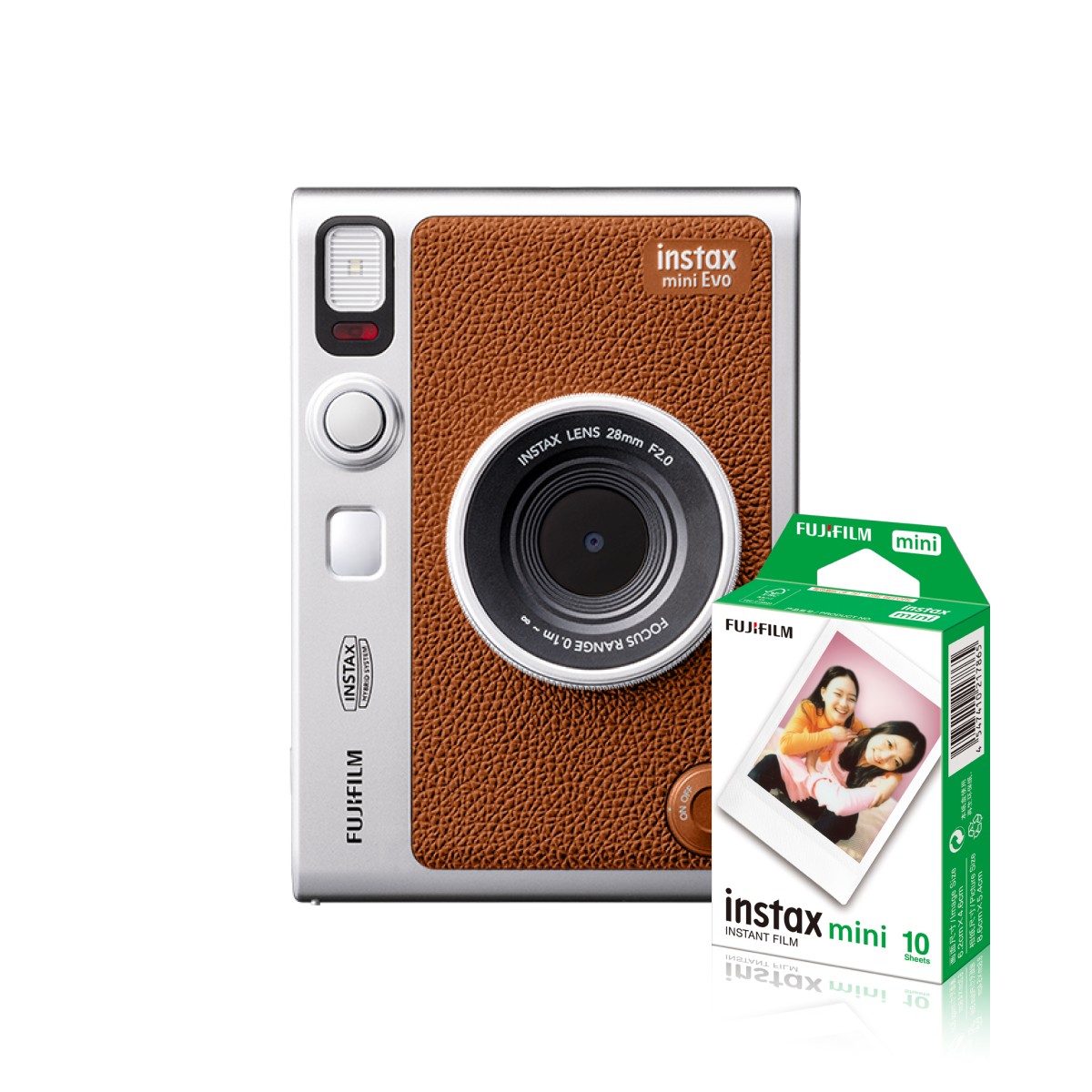 Buy FujiFilm Instax Mini Evo Instant Film Camera - Brown online